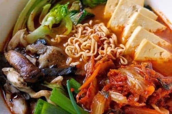 Hearty Bowl of Korean Spicy Noodles