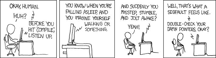 xkcd: Compiler Complaint
