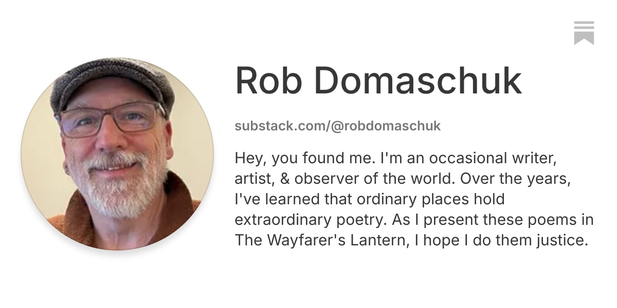 Rob Domaschuk | Substack