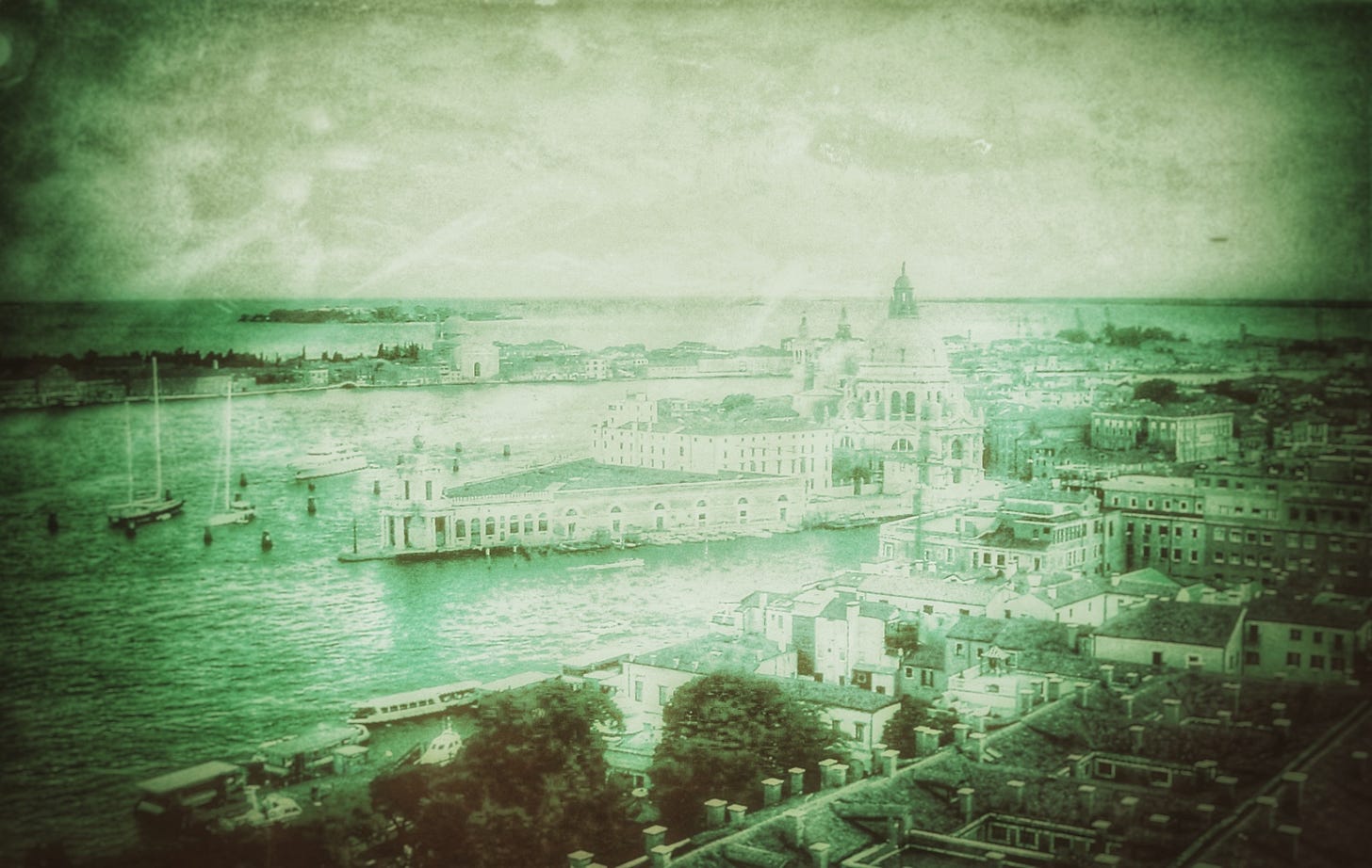 photo collage by the author Bianca Bagatourian of The best view of Venice, Italy from the top of The Bell Tower or St. Mark's Campanile photo collage by the author Bianca Bagatourian of The best view of Venice, Italy from the top of The Bell Tower or St. Mark's Campanile