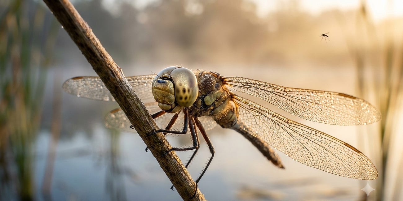 Inside the Dragonfly: A Predator’s Reality