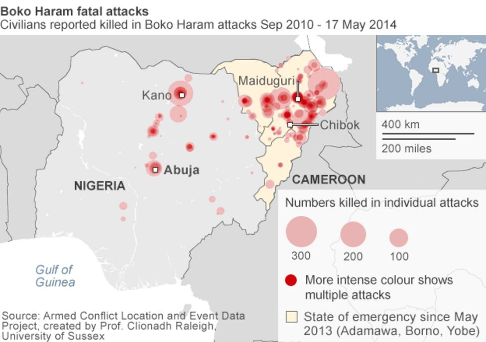 Nigeria violence: 'Boko Haram' kill 27 in village attacks - BBC News