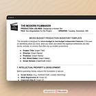 Problem → Solution: How to create an inventory of all resources you have to make a film