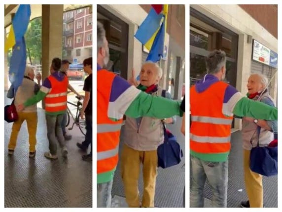 bandiera ucraina Bologna