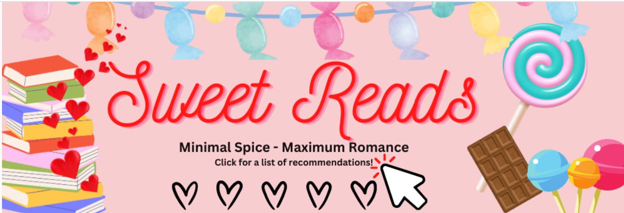 Click on the picture for sweet romance reads
