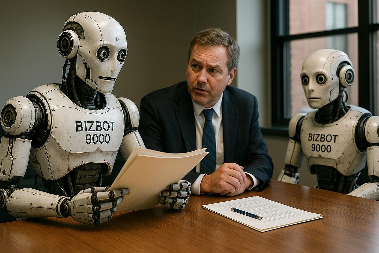 BizBot 9000 Business Meeting BizBot 9000 Business Meeting