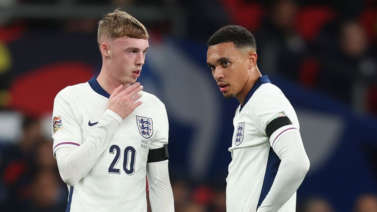 Trent Alexander-Arnold, Cole Palmer challenged to 'perform' for England by  Thomas Tuchel - ESPN