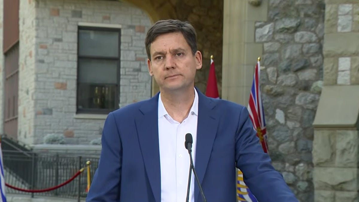David Eby is Exploiting the BC Conservative Party’s Leadership Coup With Another Moronic “Elbows Up” Election Campaign