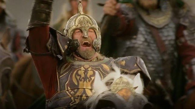 Just a sad announcement, unfortunately today Bernard Hill who played King  Theoden has passed away : r/MiddleEarthMiniatures