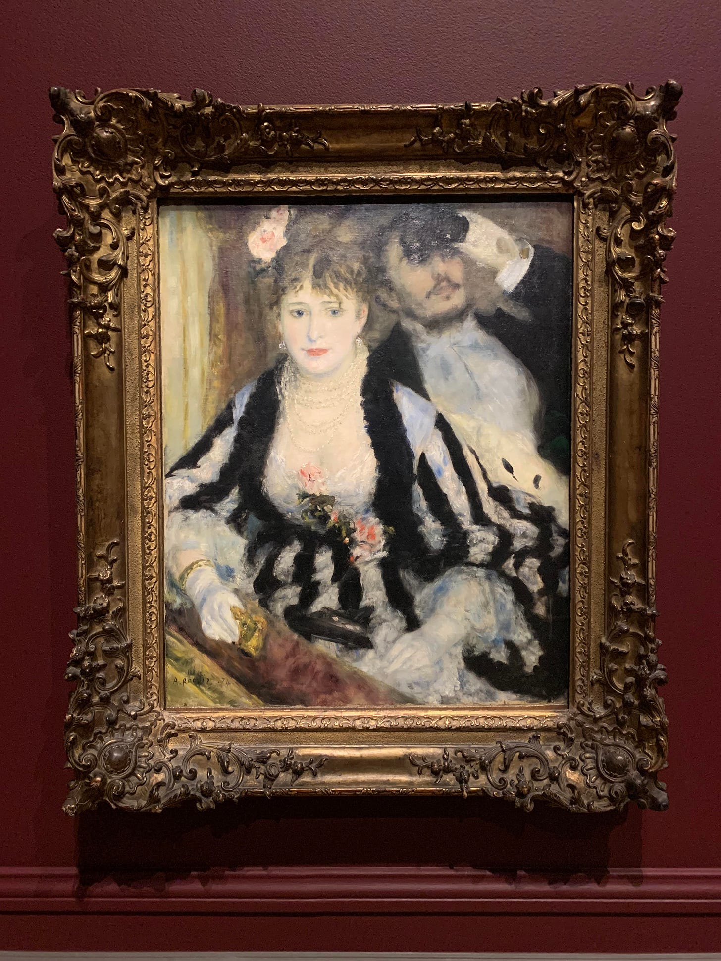 Auguste Renoir's "The Theatre Box"