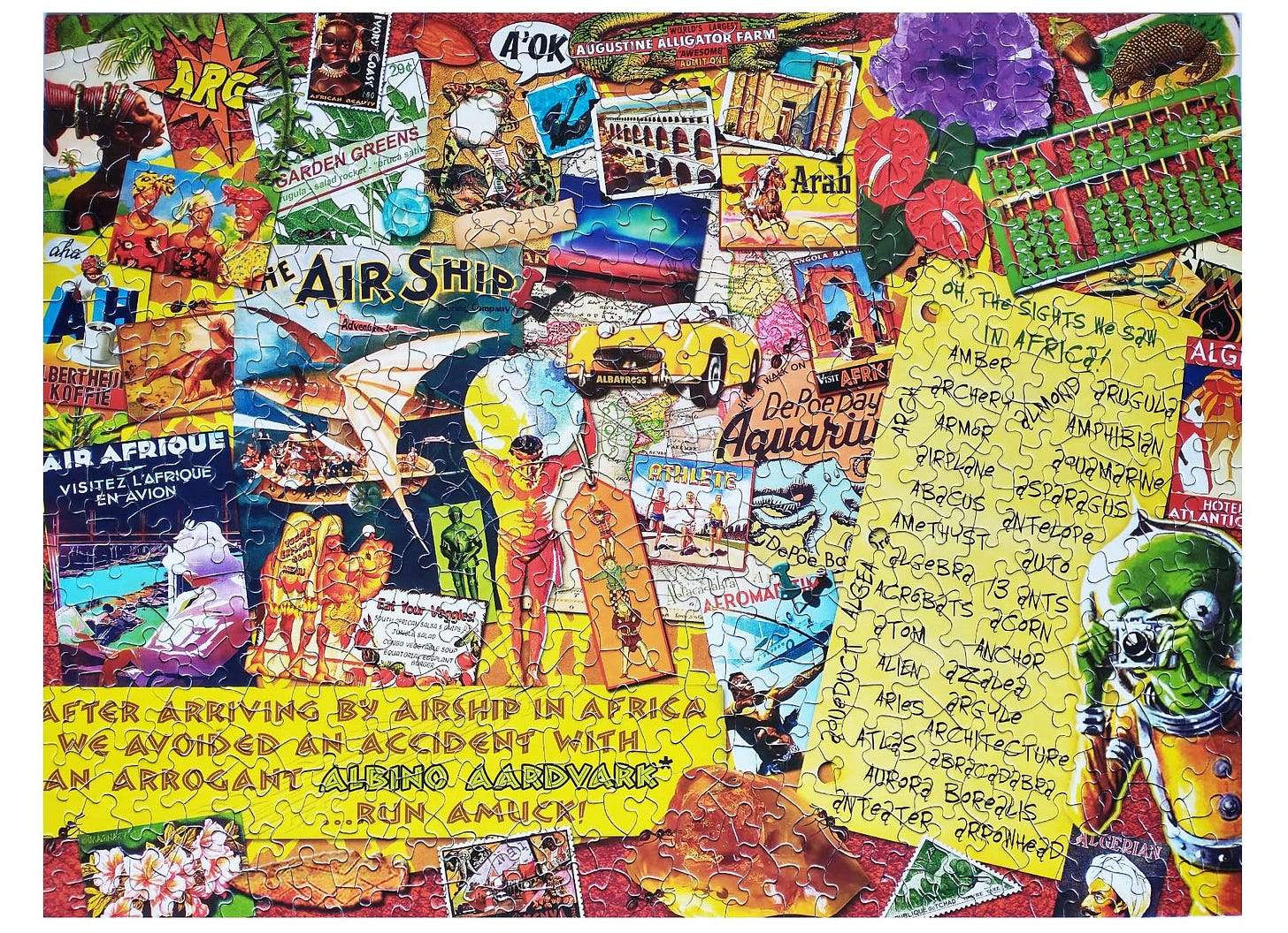 Hart Oh The Sight's You'll See - Africa Jigsaw Puzzle