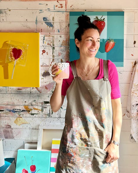 artist in studio