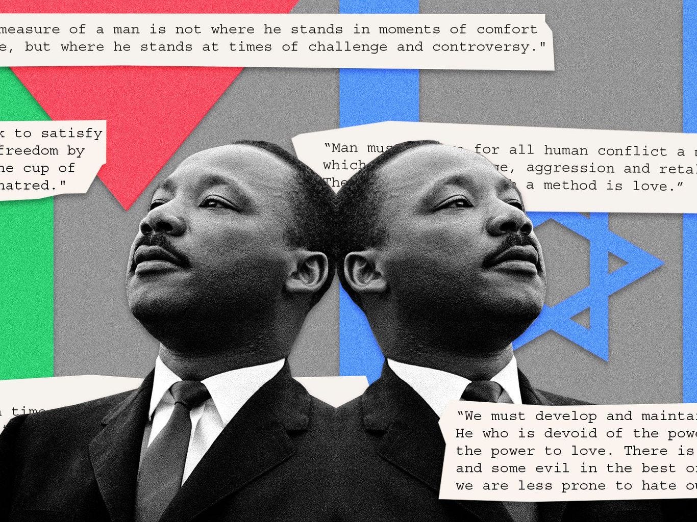 MLK's words resonate with both sides of Israeli-Palestinian conflict