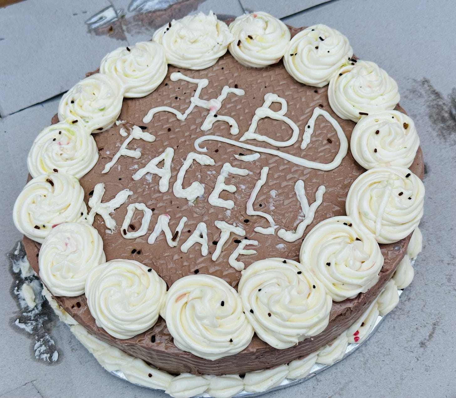Gâteau d'anniversaire 