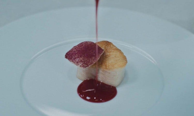 The experimental dish that Carmy makes at the Empire which ends up being Sydney's favorite in The Bear.