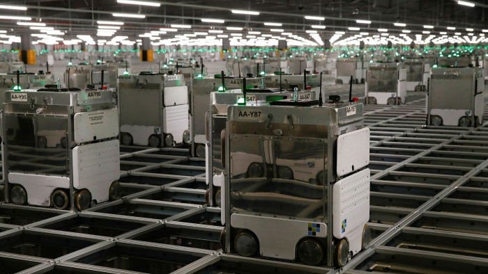 Ocado deploys lightweight robots in battle with delivery start-ups Ocado deploys lightweight robots in battle with delivery start-ups