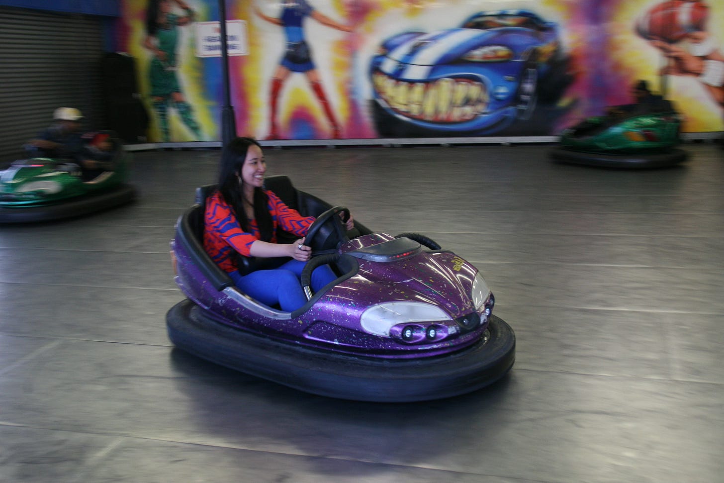 Denos Wonder Wheel Park bumper cars