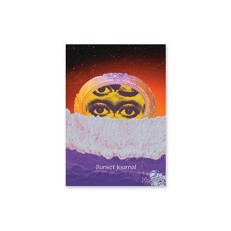 Samples of the Sunset Journal pages