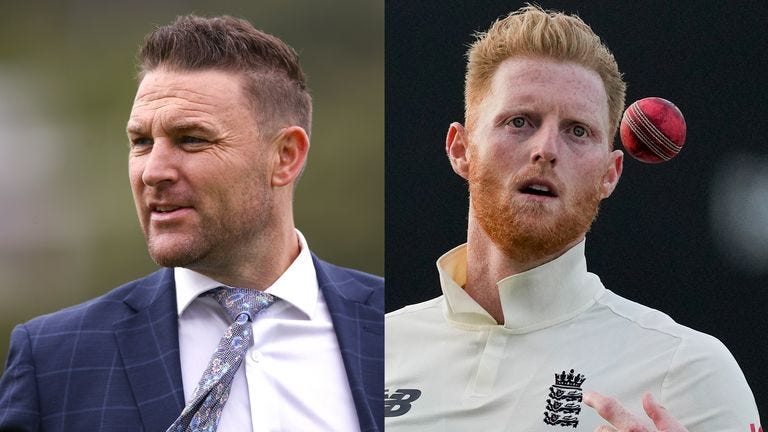 Nasser Hussain: Brendon McCullum and Ben Stokes must challenge each other  to improve England's Test results | Cricket News | Sky Sports