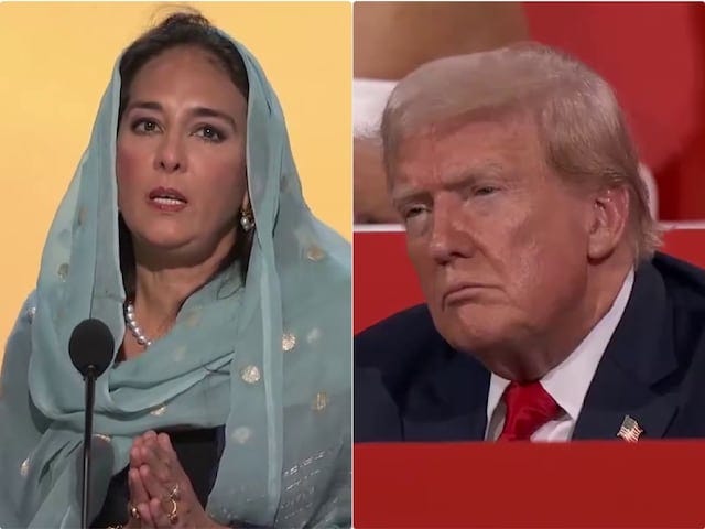 Video: Indian-American Leader Harmeet Dhillon Recites Ardas In Donald Trump's Presence, Thanks God For Protecting His Life - News18 Video: Indian-American Leader Harmeet Dhillon Recites Ardas In Donald Trump's Presence, Thanks God For Protecting His Life - News18