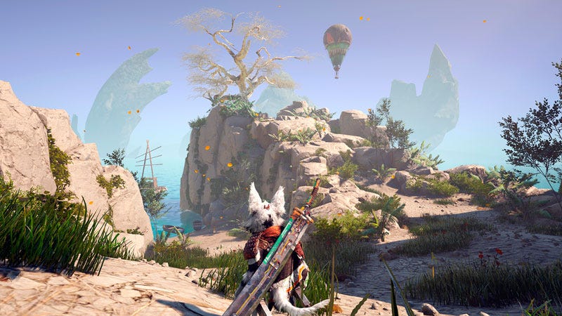 Personagem customizável de Biomutant