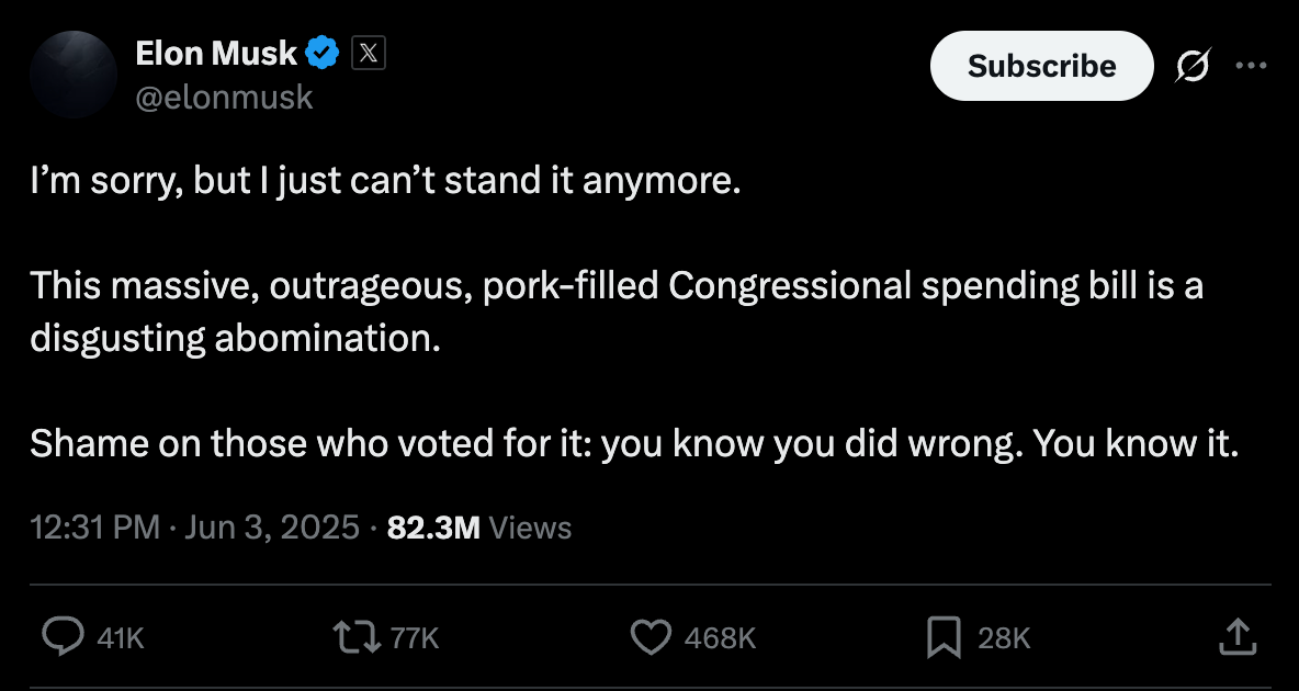 I’m sorry, but I just can’t stand it anymore.  This massive, outrageous, pork-filled Congressional spending bill is a disgusting abomination.  Shame on those who voted for it: you know you did wrong. You know it.