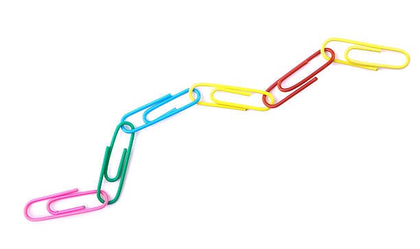 670+ Chain Of Paperclips Stock Photos, Pictures & Royalty-Free Images -  iStock