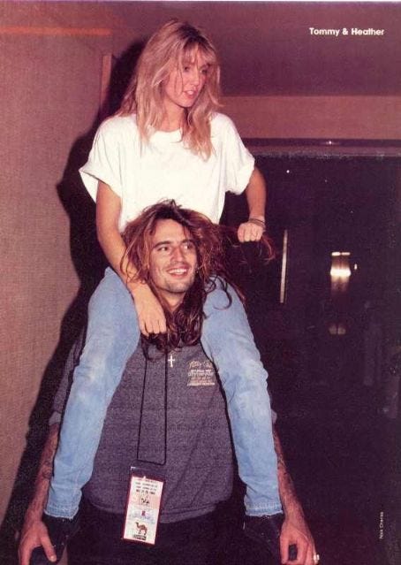 Heather Locklear and Tommy Lee Heather Locklear and Tommy Lee