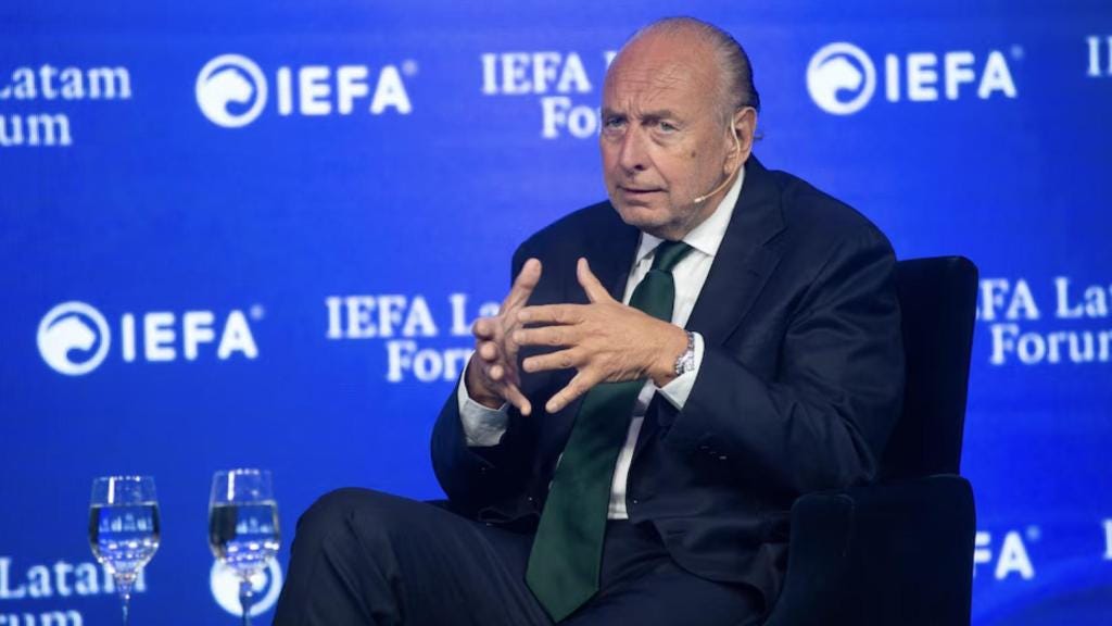José Luis Manzano, exministro de Menem y dueño del Grupo América, invertirá con los afines al Gobierno en la nueva TDT