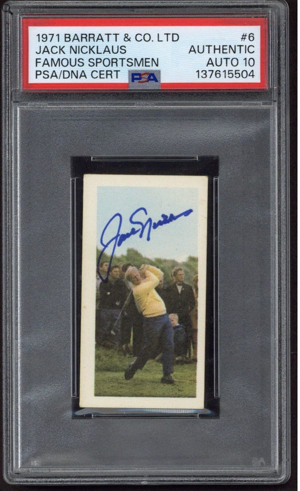 My Top 5 Favorite Golf Cards - Happy Masters Week!