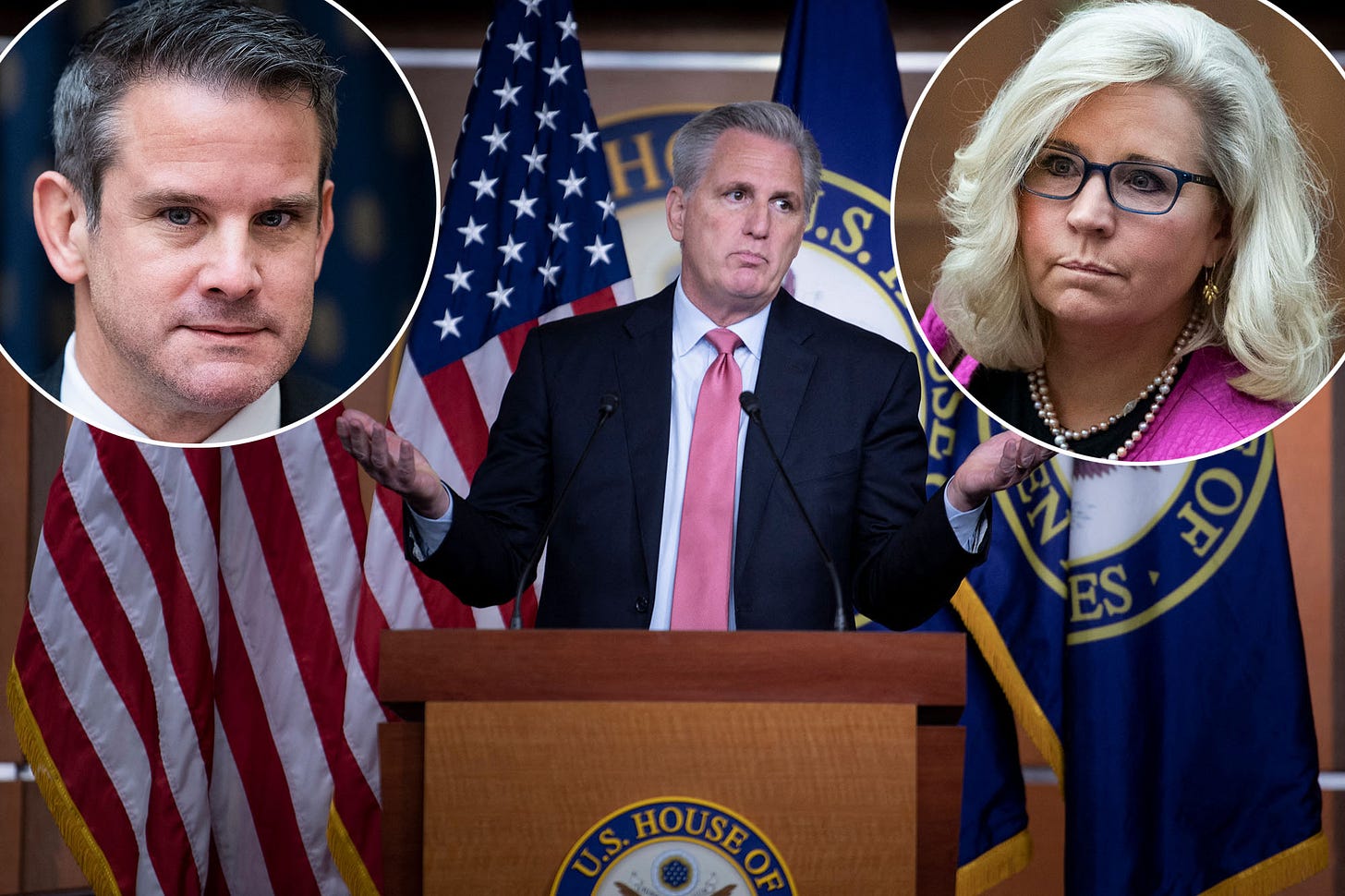 Kevin McCarthy calls Kinzinger, Cheney &#39;Pelosi Republicans&#39;