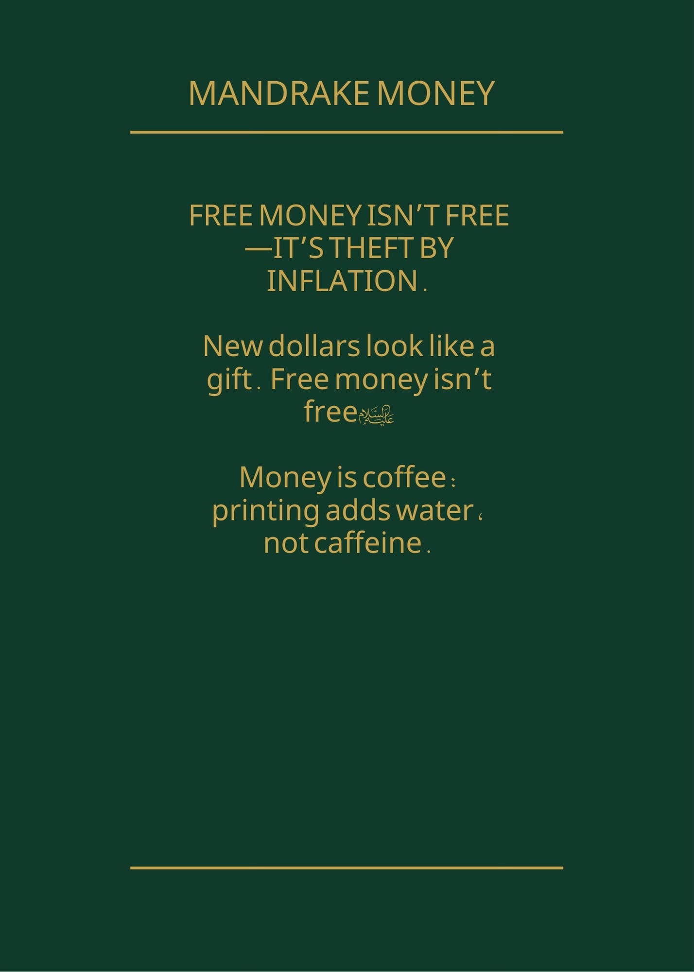 Free money isn’t free — it’s theft by inflation.