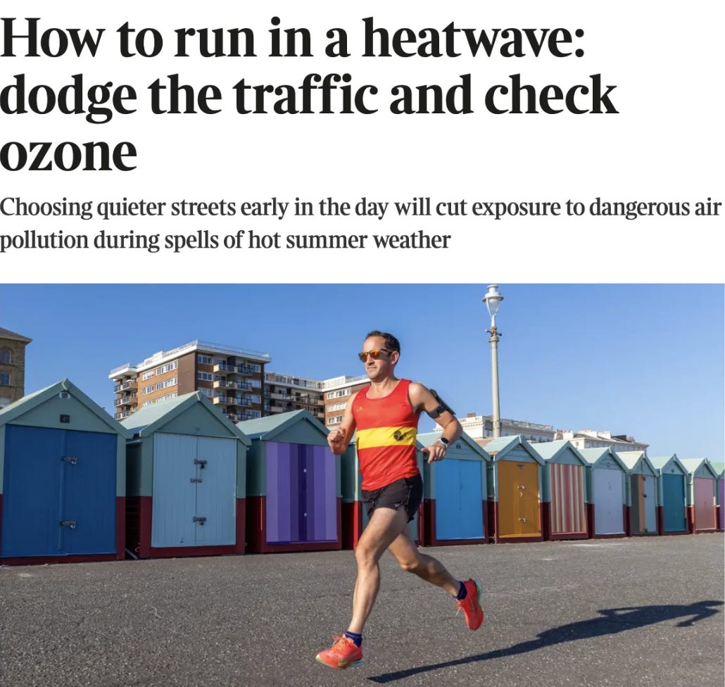 The Times article cover