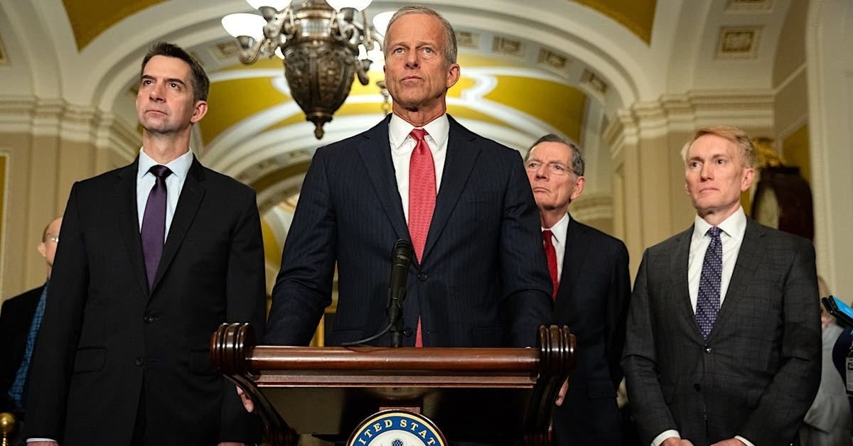 Senate GOP erupts over Trump DOJ 'anti-weaponization' fund, punts ICE, Border Patrol funding Senate GOP erupts over Trump DOJ 'anti-weaponization' fund, punts ICE, Border Patrol funding