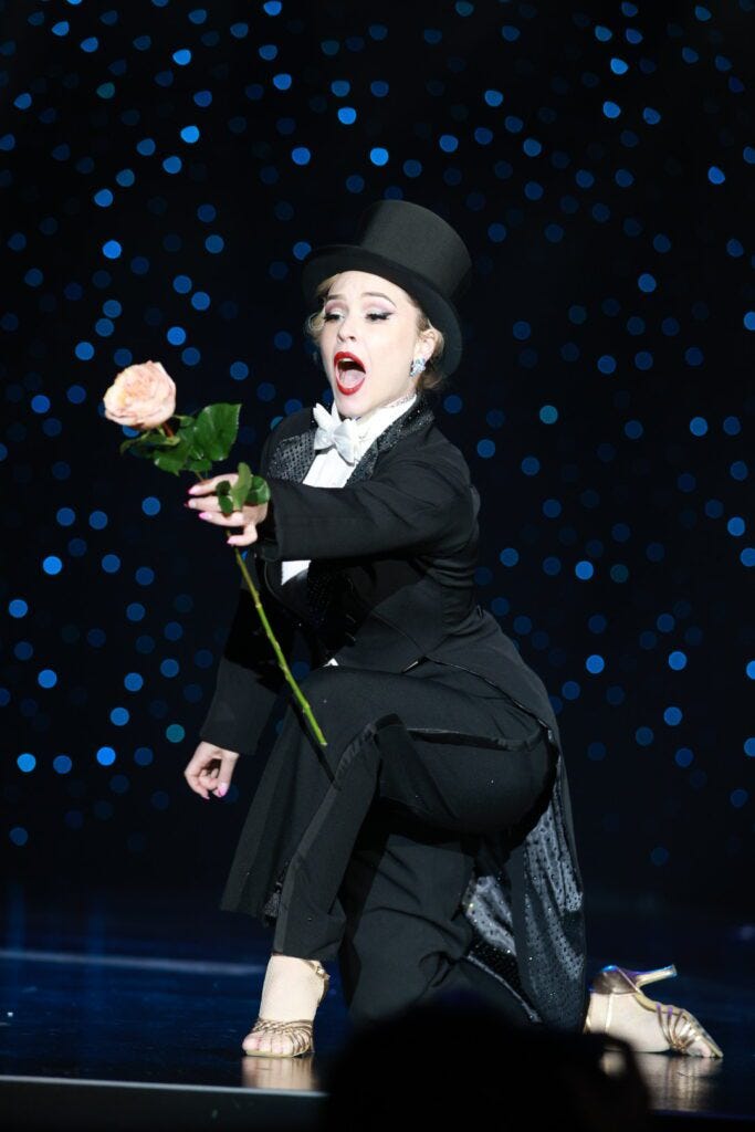 Violette Coquette in the Tournament of Tease at the Burlesque Hall of Fame Weekend 2025, by shphotografia