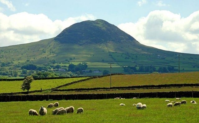Sleemish, County Antrim, where Patrick worked as an enslaved herdsman 