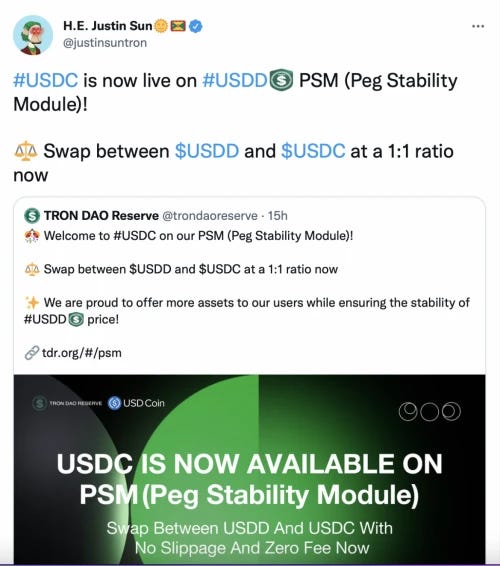 USDD：兑换的一小步，场景拓展的一大步