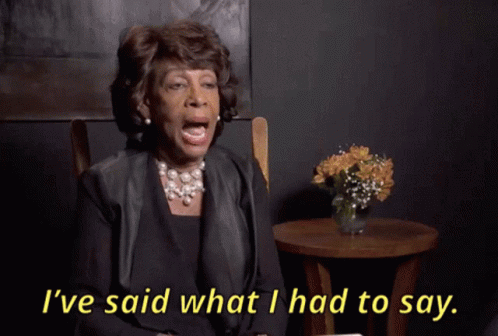 Im Through Im Out GIF - Im Through Im Out I Have Said - Discover & Share  GIFs
