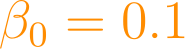 \beta_0 = 0.1