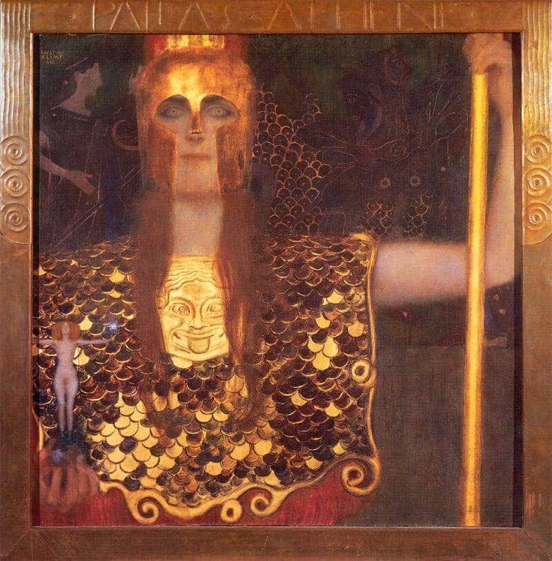 Pallas Athene, 1898 by Gustav Klimt
