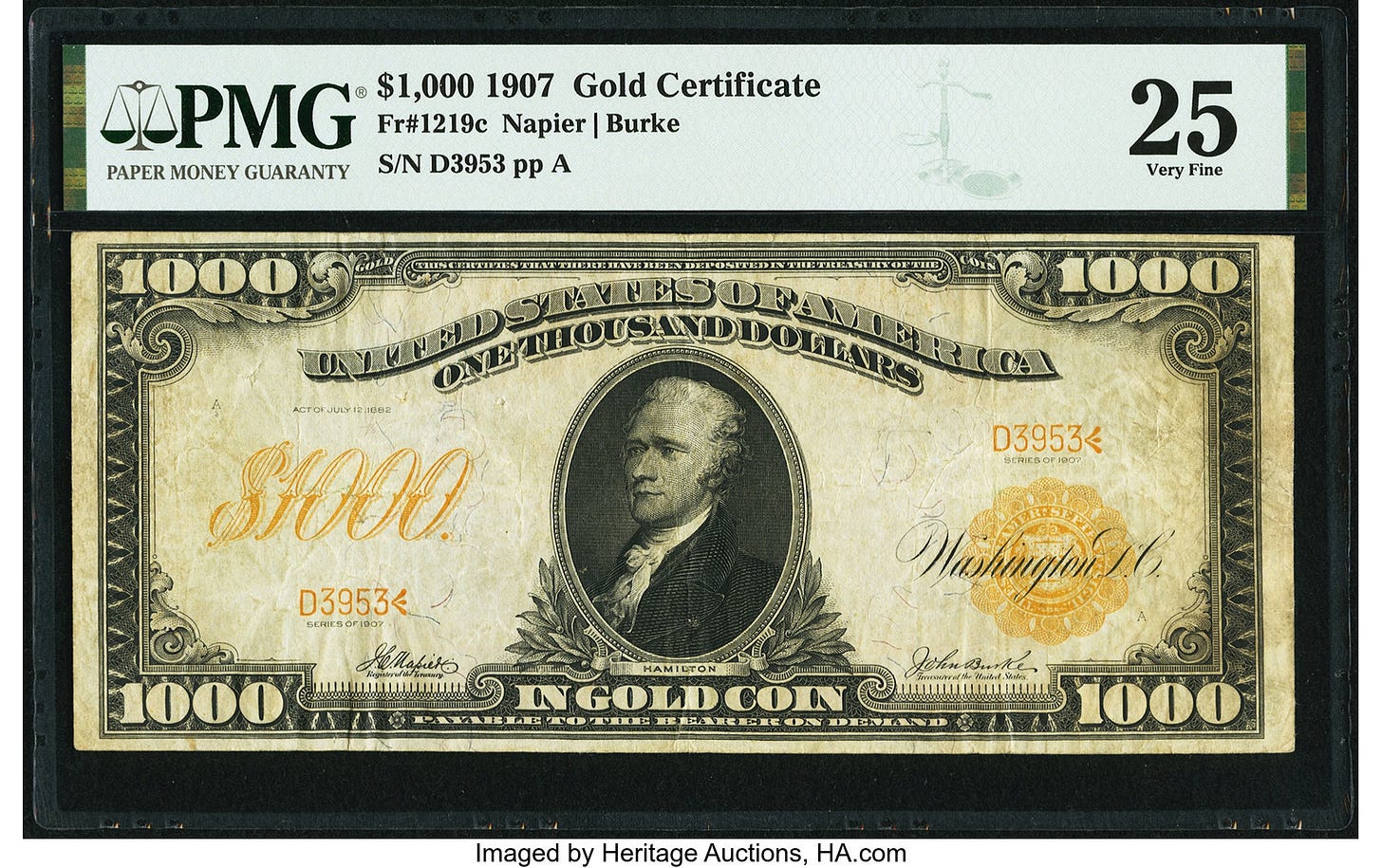 Gold Certificate Is the Gold Standard For Paper Money Collectors