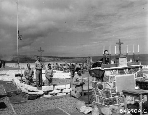 Iwo Jima funeral mass Iwo Jima funeral mass