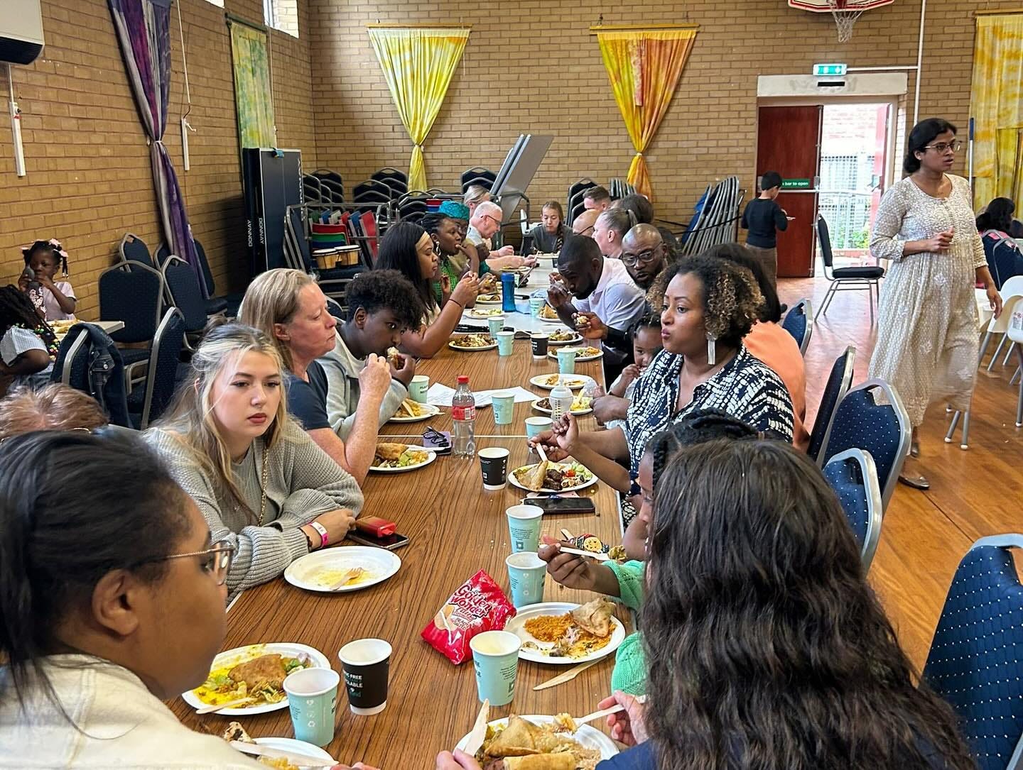 May be an image of 10 people and table