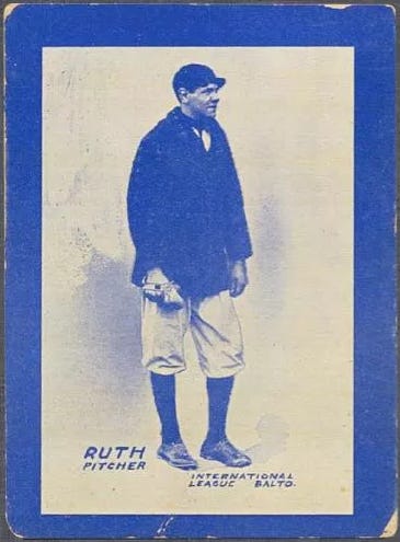 The $7.2 Million Rookie Card That Captures the Moment Babe Ruth Became ...