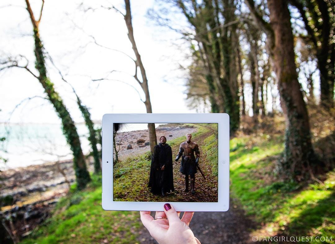 Jaime i Brienne niedaleko Belfastu (fot. Fangirl Quest)