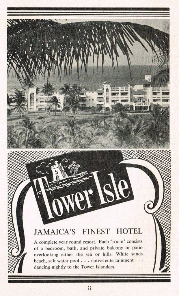 Tower Isle Hotel
Pleasure Island 1955