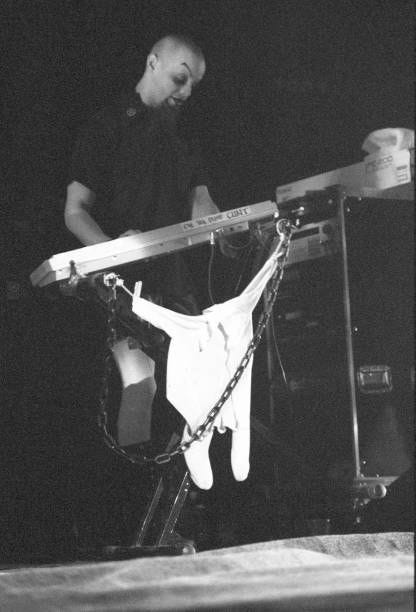 Madonna Wayne Gacy of Marilyn Manson performs at the Roy Wilkins Auditorium in St. Paul, Minnesota on September 5, 1994.