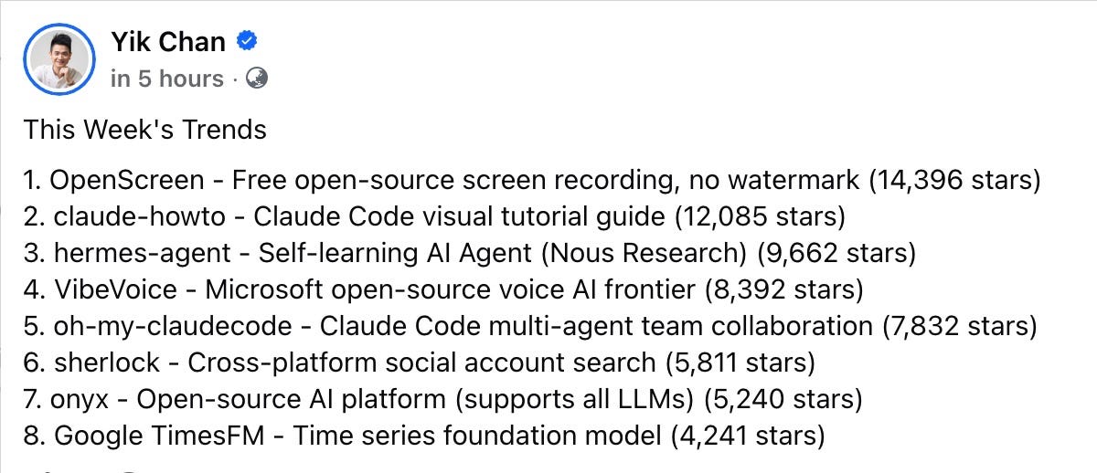 🔥 8 GitHub Projects That Just Went Viral This Week