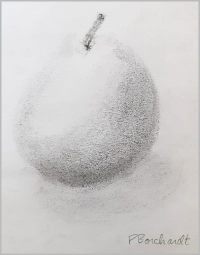 Pear (charcoal)