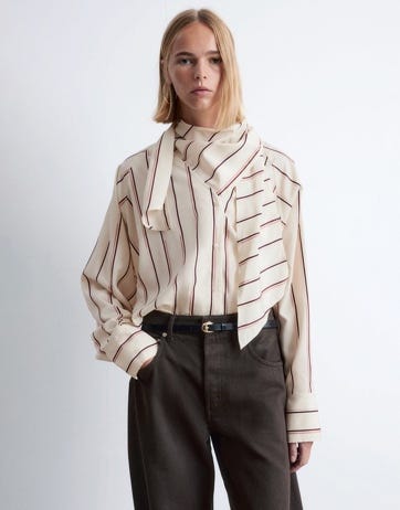 & Other Stories - Scarf-Detail Shirt & Other Stories - Scarf-Detail Shirt